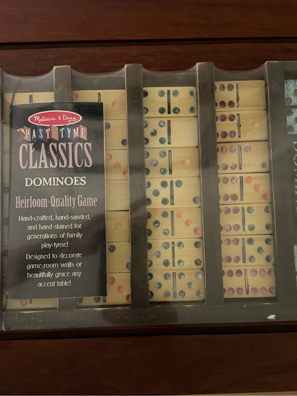 Melissa & Doug Domino Set with Painted Pips New-Unsealed - Picture 2 of 2